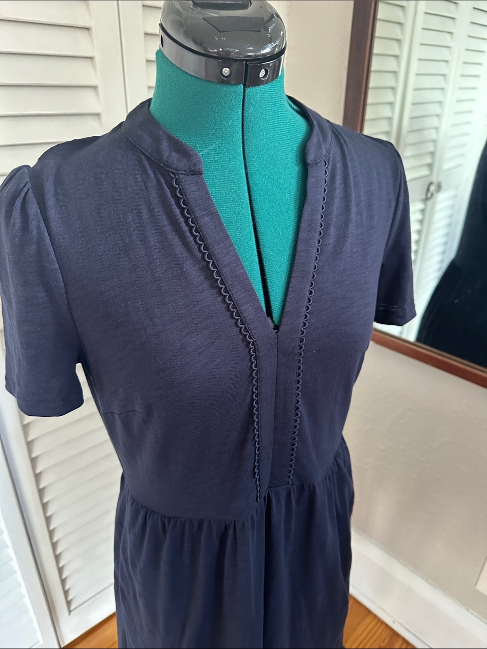 Boden Blue Naomi Short Jersey Dress View 4